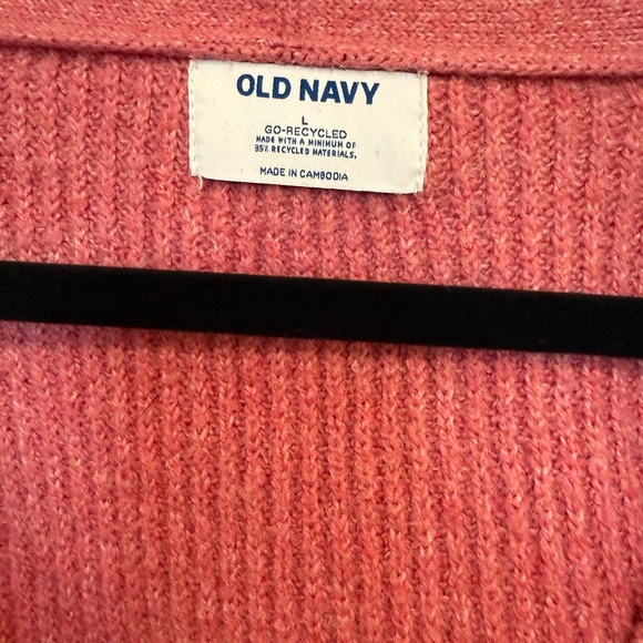 Old navy pink v neck cardigan - Picture 3 of 3
